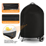 iCOVER Grill Cover for Weber 22 Inch Charcoal Kettle- Heavy Duty Waterproof BBQ Covers for Griddle Char-Broil 22 Inch Grills i COVER