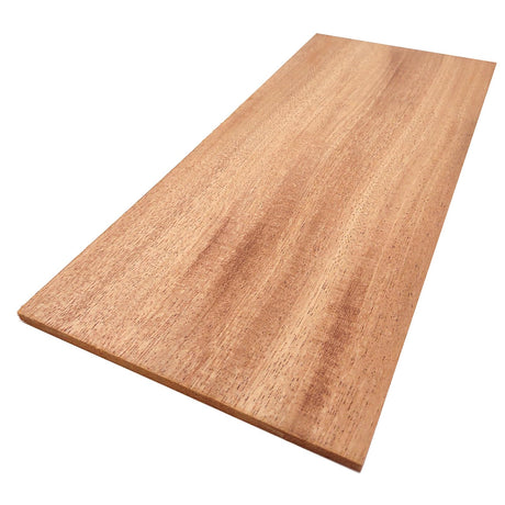 The Hardwood Edge Mahogany Hardwood Planks - 4-Pack Mahogany Wood for Unfinished Wood Crafts - 1/8’’ (3mm) 100% Pure Hardwood - Laser Engraving THE HARDWOOD EDGE