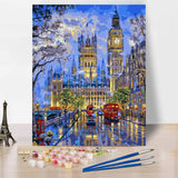 Adults Paint by Numbers Kit - TUMOVO Big Ben DIY Painting by Numbers by Number Kits, London Street Paint by Numbers for Adults Beginner Kids, 16” x 20” Arts Craft for Home Wall Decor(Frameless) TUMOVO
