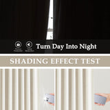Vision Home Natural Pinch Pleated Full Blackout Curtains Linen Blended Room Darkening Window Curtains 108 inch for Living Room Bedroom Thermal Insulated Pinch Pleat Drapes with Hooks 40" Wx108 Lx2 Vision Home