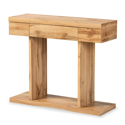 Baxton Studio Otis Console Tables, Oak Brown