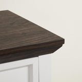 CKEASEAN 6 Drawer Dresser, Farmhouse Dresser, Nightstand Chest of Drawer for Bedroom, Wood Storage Chest of Drawers Storage Cabinet for Living Room, Hallway,Entryway (White, 6 Drawer) CKEASEAN