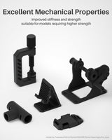 ELEGOO Carbon Fiber PLA Filament 1.75mm Black 1KG, PLA-CF Strong 3D Printer Filament Dimensional Accuracy +/- 0.02mm, 1kg Cardboard Spool(2.2lbs) for Most FDM 3D Printers ELEGOO