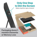 Robin Clock 2024 with Day and Date for Elderly, Clocks for Seniors, Dementia Clock, Digital Calendar Clock Elderly, Bedside Clocks Seniors, Alzheimers Products, Dementia Clocks Extra Large, Brown Wood Robin