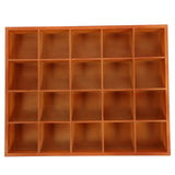 PRETYZOOM Wooden Sorting Tray 20 Grids Socks Underwear Storage Divider Box Drawer Desk Organizer Closet Cabinet Box for Crafts Jewelry Handkerchief Tie PRETYZOOM
