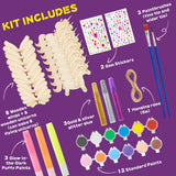 Yrinfay Glow in The Dark Unicorn Painting Kit - Arts and Crafts Easter Gifts for Kids 4-8 8-12 - Creative Cool Art Toys for Boys & Girls Ages 6 7 8 9 10 11 12 Years Old Yrinfay