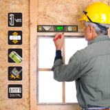 PREXISO Digital Level, 11.5'', Angle Slope with LCD Display, 360° Electronic Bubble Inclinometer, Vertical & Horizontal Spirit Bubble for Construction Carpenter Craftsman Renovation Home Professional Prexiso