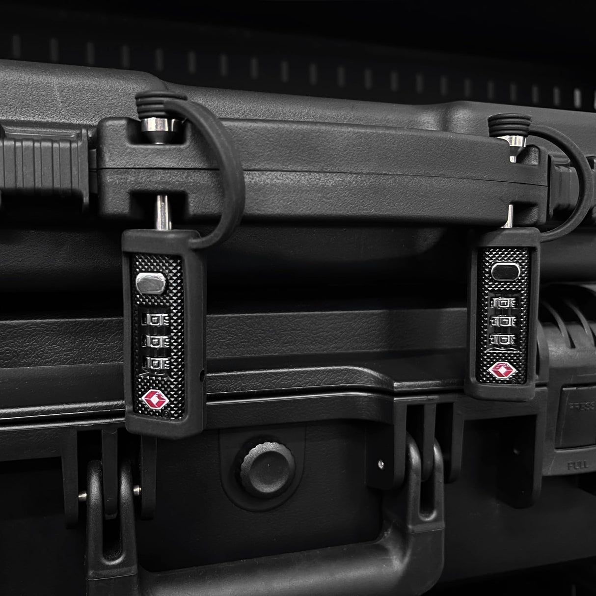 LAFENLIN Gun Case Locks 2 Pack, TSA Approved Case Locks for Gun Case,Handgun Case Padlock for Gun Safe, Air Travel Locks Hard Pistol Cases Locks for Rifles and Shotguns, 3 Digits Heavy Duty TSA Locks LAFENLIN