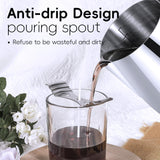 CasaCulina Candle Making Pouring Pot with Stirring Spoon, 32oz Stainless Steel Wax Melting Pot with Heat-Resistant Handle, Double Boiler Candle Making Pitcher with Dripless Pouring Spout Design CasaCulina