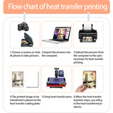 CREATCABIN Sublimation Blanks Photo Frame MDF Hardboard Photo Frame Love Included Stands DIY Personalized Picture, 6x7 inch CREATCABIN