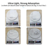 FYSETC Resin 3D Printing Cleaning Wipes - Upgrade Dry-Wettable Wipers: Ultrasoft Large Size Clean Up Tool for Silicone Slap Mat 405nm UV Resin Curing Machine Vat Tank Funnel Washing Bucket Print Bed FYSETC