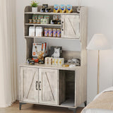 Cat Litter Box Enclosure Furniture with 4 Tier Storage Shelves, Hidden Litter Cabinet with Scratch Pad, Socket, Wooden Enclosed Cat Washroom House for End Table, Entryway Bench, Livingroom, Hallway Doppeltcharms