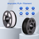 ANYCUBIC PLA Plus (PLA+) 3D Printer Filament 1.75mm, High Toughness 3D Printing Filament, Dimensional Accuracy +/- 0.02mm, Print with Most FDM 3D Printers, 1KG Spool, Gray ANYCUBIC