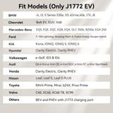 Mavulo Tesla to J1772 EV Charger Adapter 19KW Fast Charging 80A/240V,NACS Converter Works with Tesla Wall Connectors/Destination Charger/Mobile Connectors,EV Charging Solution for Home and Travel Mavulo