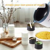 Beeswax Candle Making Kit with Electric Wax Melter for Adult, 5lbs Beeswax for Candle Making and DIY Art&Craft, Including Wax Melting Pot, Wax, Cotton Wick, Wick Stickers KQU