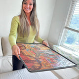 Gray Felt Puzzle Board 500 Piece with Cover PUZZLE EZ