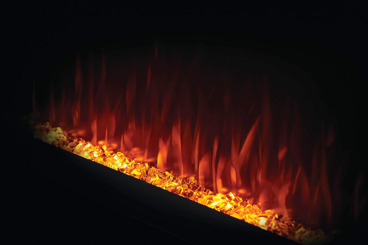 Napoleon Purview 72 inch Wall Mount Electric Fireplace - Black, NEFL72HI Napoleon