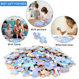 Puzzles for Kids Ages 4-8,Kids Puzzles in a Metal Box,Winter Princess Puzzles,Children Boys Girls Learning Educational Puzzles Packed in Tin Box,100 Pieces wieewg