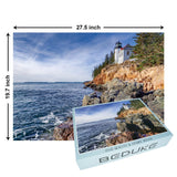 BEDUKE Jigsaw Puzzles for Adults 1000 Pieces Acadia National Park 1000 Piece Puzzle Age 14+ Thick Sturdy Cardboard Precise Interlocking Family Game BEDUKE