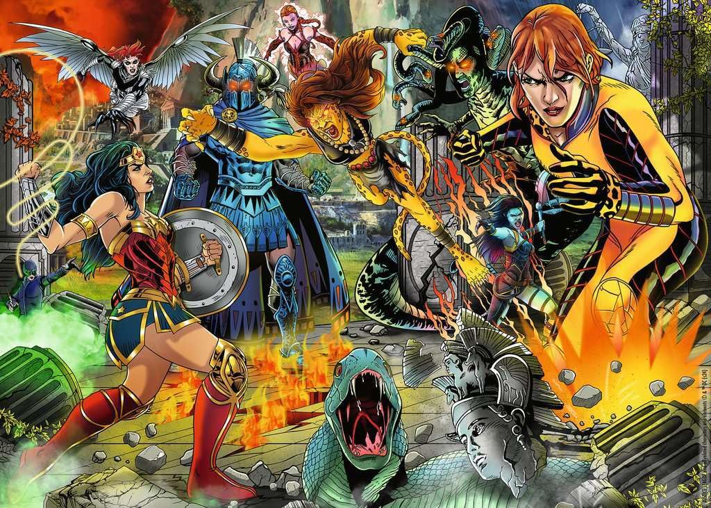 Ravensburger DC Collector's Edition: Wonder Woman 1000 Piece Jigsaw Puzzle - 12000747 - Handcrafted Tooling, Made in Germany, Every Piece Fits Together Perfectly Ravensburger