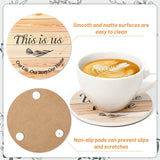 Billbotk House Warming Gifts for New Home, Farmhouse Coasters Set of 8, Wood Drink Coasters for Housewarming Gifts, Coffee Table Decor, Home Decor Billbotk