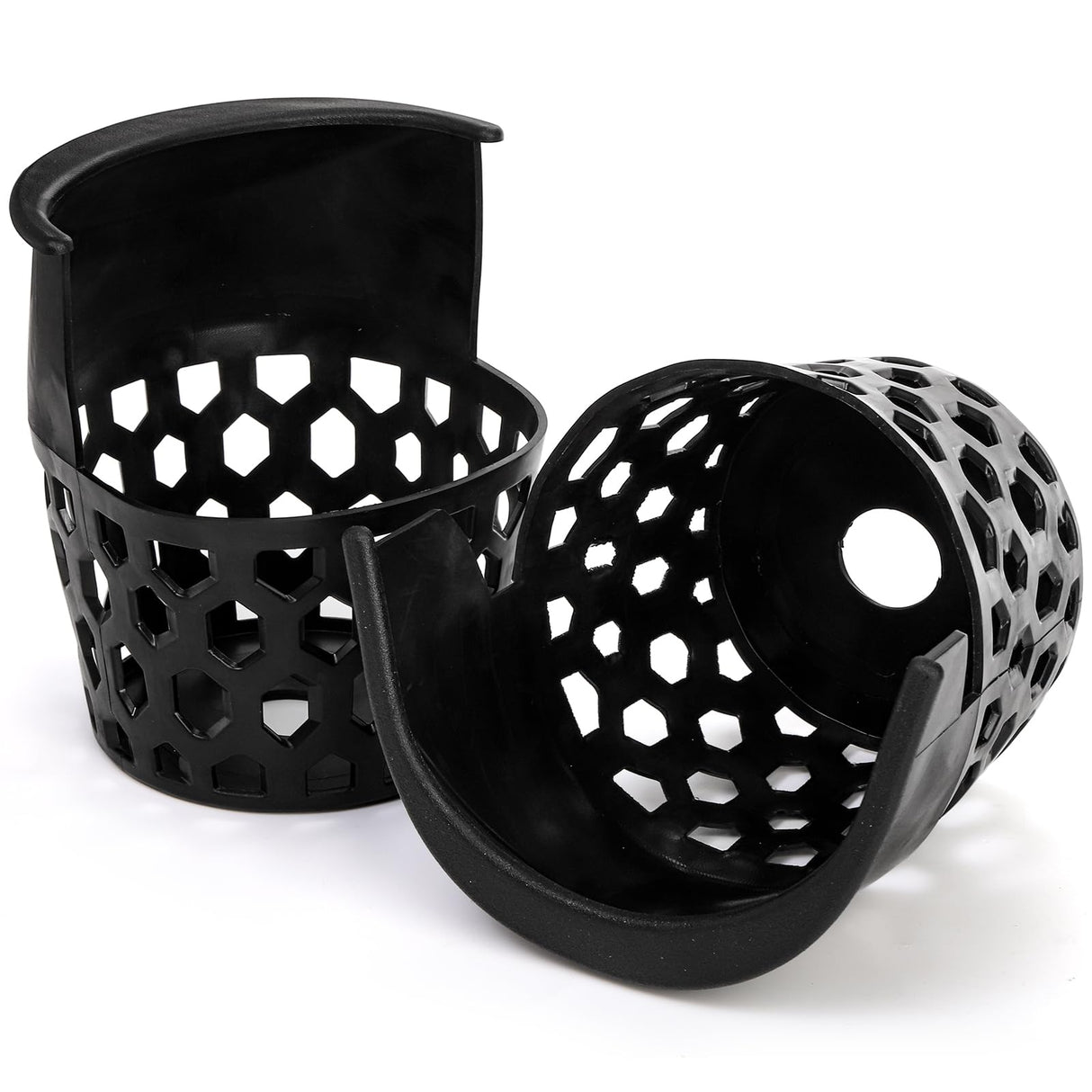 Eorbow 6 Pack Pool Table Pockets, Heavy Duty Billiard Set Including 4 Corner and 2 Side Pockets Eorbow