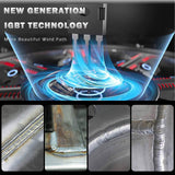 Welding Machine, Upgraded MMA-250A 110V Welder Machine,Portable Stick Welder IGBT Digital Display LCD,Home DIY Arc Welder,Hot Start Arc Force Anti-stick Mini Welder (Blue) HGNVGZ