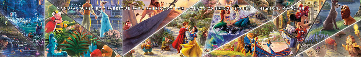 Ceaco - Disney's 100th Anniversary - Thomas Kinkade - 100th Anniversary Collage - 2000 Piece Jigsaw Puzzle, 38 x 26 Ceaco