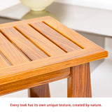 42" Teak Shower Bench with Shelf/Shower Benches for Inside Shower/Teak Bench/Bathroom Bench/Teak Wood Benches for Showers/for spa, Showers, Pools and Other Wet environments,Patented Designs. NNN