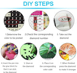 Benjenes Diamond Art Kits for Adults, Wild Flowers Diamond Painting Kits for Adults, 5D DIY Round Drill Gem Art Paint with Diamonds Dots Crafts Kits for Home Decor Gift 12x16inch Benjenes