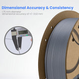 ELEGOO PLA Plus Filament 1.75mm Bundle 4KG, PLA+ Tough 3D Printer Filament Dimensional Accuracy +/- 0.02mm, 4 Pack 1kg Spool(2.2lbs) Fits for Most FDM 3D Printers(Black, White, Blue, Red) ELEGOO