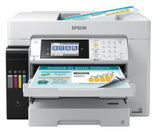 Epson EcoTank Pro ET-16650 Wireless Wide-Format Color All-in-One Supertank Printer with Scanner, Copier, Fax and Ethernet, White Epson