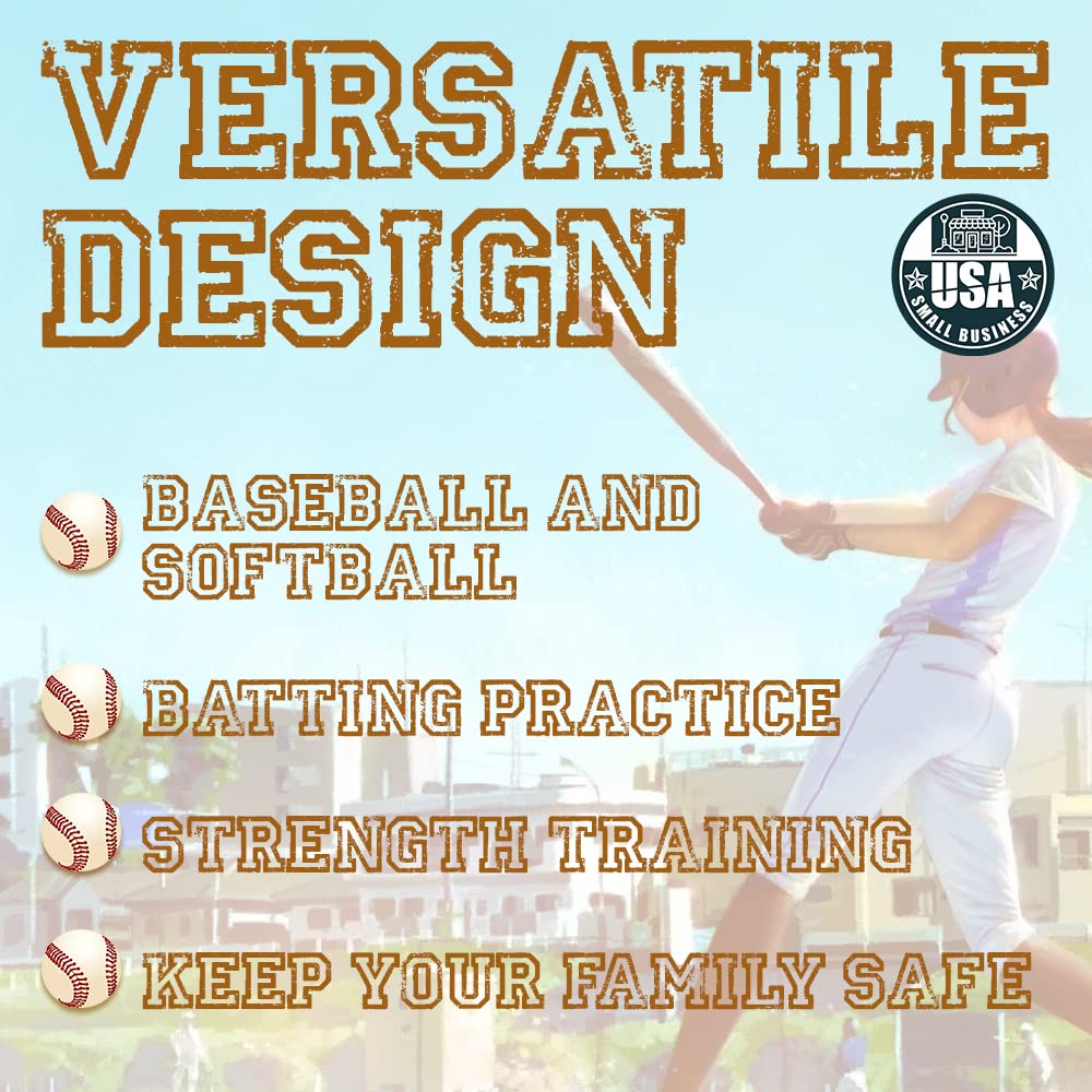 Genuine Solid Beech Wood Baseball Bat - 27 Inch 23 Oz - Tball Bat, Self Defense, Weight Training, and Pickup Games - Classic and TImeless Design - KOTIONOK (1) KOTIONOK