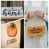 15PCS Reusable Farmhouse Word Stencils for Painting on Wood, Canvas, Fabric - Inspirational Art Craft Kit for Family, Furniture, Walls, and More - Create Welcome Signs, Shirts, and Cards neglex