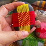 MSACC 125PCS Rock Painting DIY Kit, Arts and Crafts for Girls Boys Rocks Tween Gift Art Set, Craft Kits with Gem Stickers Googly Eyes Paintbrushes DIY Twisting Stick Mini Bows Yarn Pom Pom Balls MSACC