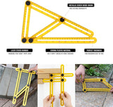 Gauge Shape Outline Tool, Contour Gauge Profile Tool with Lock, Measuring Tools Shape Duplicator for Woodworking - 10 Inch & 6 Inch (6+10 inch HBTJCZXL
