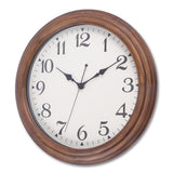 Vigorwise 14 Inch Wooden Wall Clock, Retro Wood Wall Clocks Battery Operated, Large Silent Sweep Movement Accurate Wall Clock for Living Room Bedroom Housewarming Xmas New Year Present Vigorwise