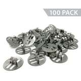 Hemlock Park Universal Wood Wick Clips for Candles | Sustainer Tabs Fit Most Wooden Wicks | Longer Burn Time & Less Wasted Wax (100 Pack) Hemlock Park