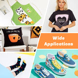 HTVRONT Sublimation HTV for Dark Fabric/Light Fabric - 5 Pack Matte Sublimation Vinyl - Sublimation Blanks for Sublimation Shirts/Pillow/Bag/Hat HTVRONT