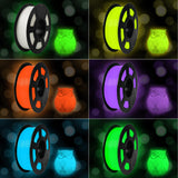 SUNLU Glow in The Dark PLA Filament, Neatly Wound Luminous PLA 3D Printer Filament 1.75mm Dimensional Accuracy +/- 0.02mm, Fit Most FDM 3D Printers, 1kg Spool (2.2lbs), (Blue PLA, Glow Blue) SUNLU