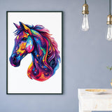 Horse Head Wooden Puzzle for Adults, Horse Wooden Jigsaw Puzzles(10.8 * 12.6in-200pcs), Unique Shape Animal Adult Puzzles,Irregular Wood Puzzles Best Gift for Adults and Kids Family Game Reouinty