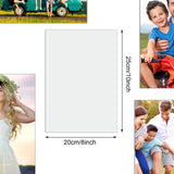 3 Pcs 8 x 10 Inch Aluminum Sublimation Metal Photo Blanks Sublimation Metal Sign Blanks 0.65 mm Thick DIY Photo Sign Blank for DIY Sublimation Printing Photo Graduation Anniversaries Birthday Ferraycle
