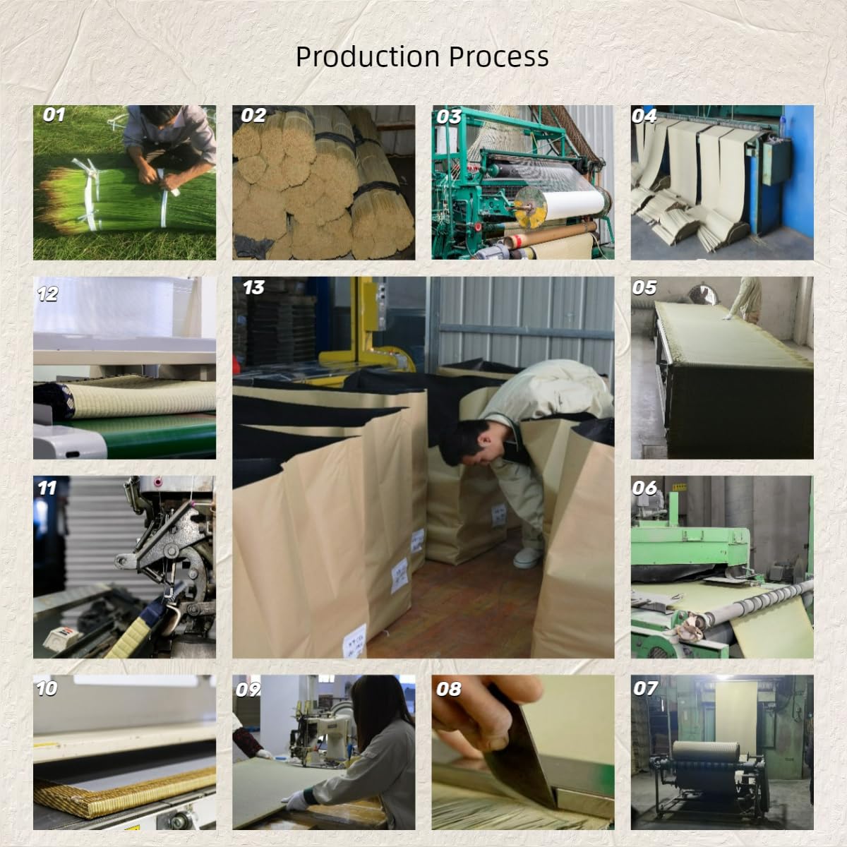 MustMat Tatami Mat Japanese Futon Mattress Portable Tatami Mattress Foldable Bed Frame Rush Grass (Twin XL) MustMat