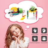 STEM Robotics Kits for Kids Science Kits Ages 5-7 6-8 8-10 8-12, Build A Engineering Robot Building Toys Science Experiments Projects, STEM Toys Activities for Boys Girls Age 8-12 WESAYEE