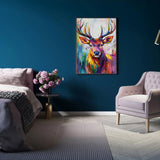 Deer Diamond Art Painting Kits for Adults Beginners, 5D Elk Diamond Dot Art Kit, Full Round Drills Animal Gem Art Paint by Diamonds,Moose DIY Crafts for Home12 x 16 Inches DIYDECORFUN