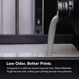 phrozen 3D Printer Water-Washable Rapid Resin [Tough Gray], 405nm LCD UV-Curing Photopolymer Resin, Strong Impact Resistance, High Flexibility, Low Odor, Non-Brittle, Easy to Clean and Cure (1KG) phrozen