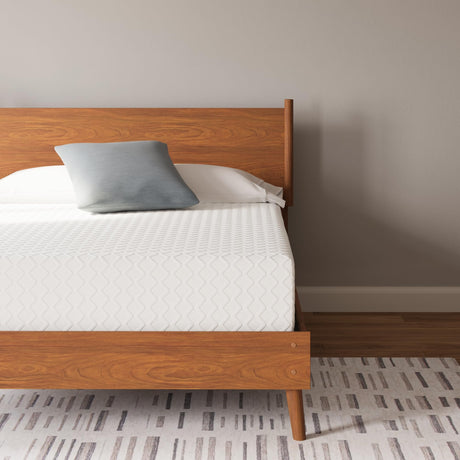 Signature Design by Ashley Twin Size Chime 12 Inch Medium Firm Memory Foam Mattress with Green Tea & Charcoal Gel Signature Design by Ashley