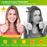 CenDale DTF Transfer Film - A4(8.3" x 11.7") 60 Sheets Double-Sided Matte DTF Film for Sublimation Hack on Cotton, Direct to Film Printing on Dark and Light T-shirts, Hot & Cold Peel DTF Paper CenDale