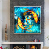 Better Selection 5D DIY Full Drill Constellation Diamond Art Aquarius Cross Stitch Zodiac Signs Embroidery Mosaic Kit Home Decor Wall Art Gifts Pisces Better Selection