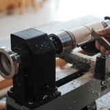 BMWOOD CK-G2.75 2.75" 4 Jaw Key Self-Centering Chuck, Thread 1"X8TPI, with Dovetail Jaws, Wood Screw, Two Nylon Washers, T Handle Allen Key for Woodturning Lathe. BMWOOD